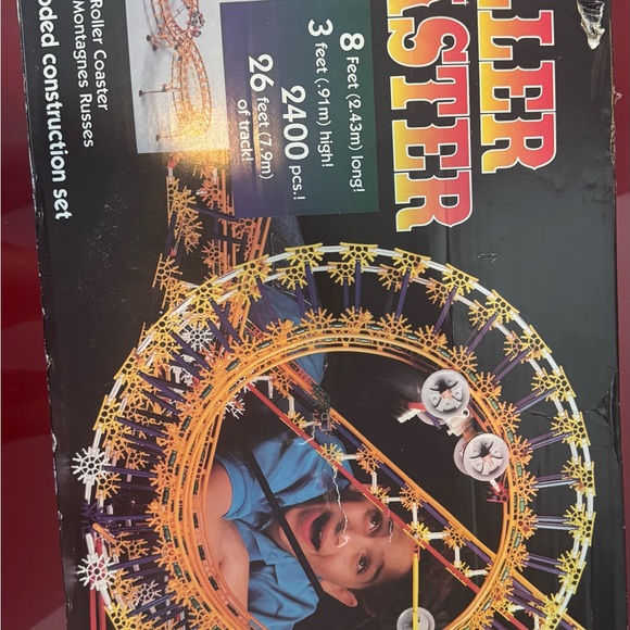 K'NEX Roller Coaster Set #63030 1995 K'nex Industries - Picture 1 of 5